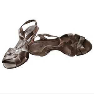 (SOLD) BP Nordstrom Platinum Special Occasion Pewter Dress Shoes 7.5